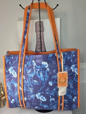 CONIGLIO PALM BEACH Reversible Beach Tote